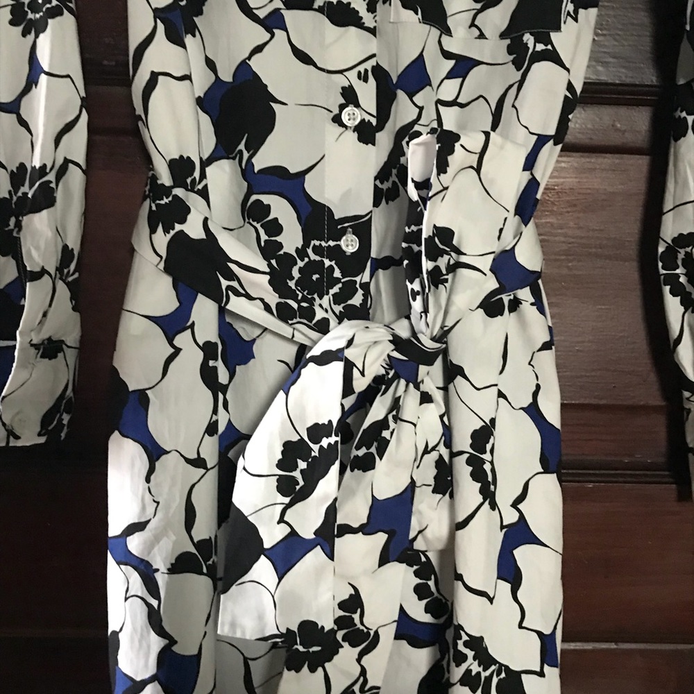 Who What Wear floral shirt dress xs NWOT